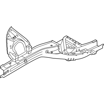 Kia 64601DW000 MEMBER ASSY-FRONT SI