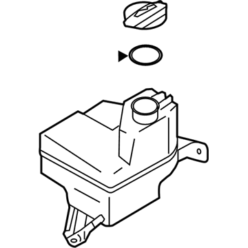 2016 Kia Forte Koup Coolant Reservoir - 25430A2000