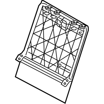 Kia 894102T510 Frame Assembly-Rear Seat Back