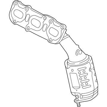 Kia 285103CFH0 Exhaust Manifold Catalytic Assembly, Right