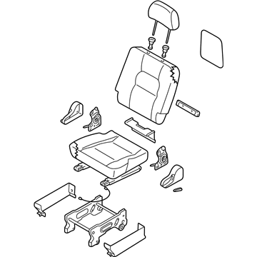 Kia 4K5AY57550CCQ6 Seat-Rear 2ND,RH