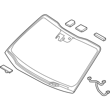 Kia 86110A9850 Windshield Glass Assembly