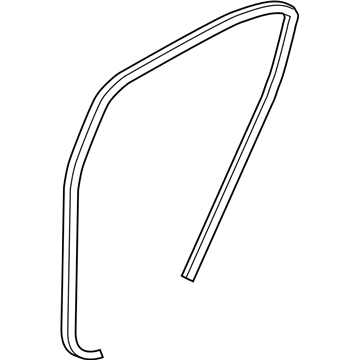 Kia 831101W000 WEATHERSTRIP-Rear Door Body Side