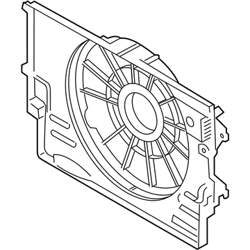 Kia Soul Fan Shroud - 25350J3280