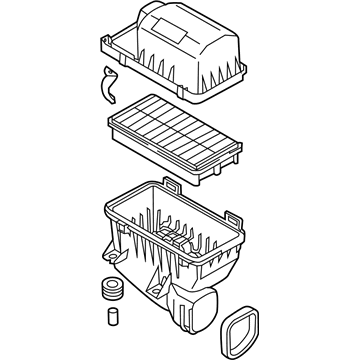 Kia 281104D200 Air Cleaner Assembly