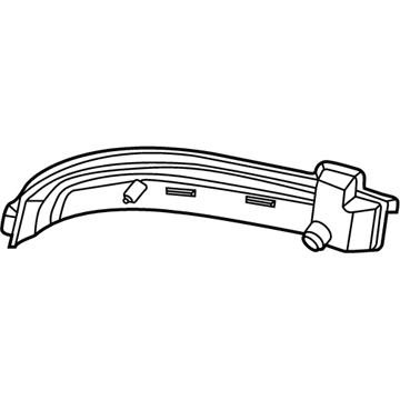 Kia 87624K0000 Lamp Assembly-Outside Mi