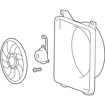 2003 Kia Optima A/C Condenser Fan - 9773038000