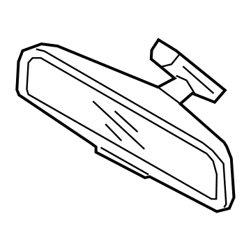 Kia 85110L0000 Rear View Inside Mirror Assembly