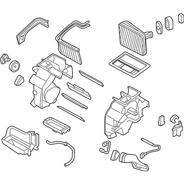 Kia 971002G310 Heater & EVAPORATOR