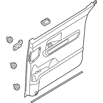 Kia 83306A9110KK7 Panel Assembly-Rear Door