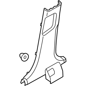 Kia 858452T200VA Trim Assembly-Center Pillar