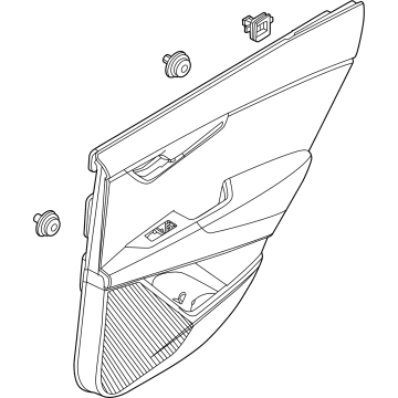 Kia 83307AT030CCV PANEL ASSY-REAR DOOR