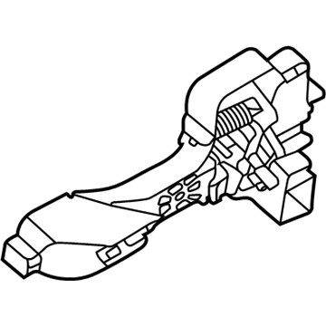 Kia 83665K0000 Base Assembly-Rr Dr O/S