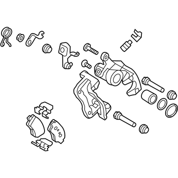2022 Kia Rio Brake Caliper Bracket - 58230H9100