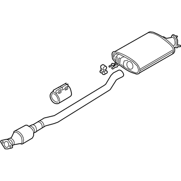 2015 Kia Sorento Muffler - 28600C6100