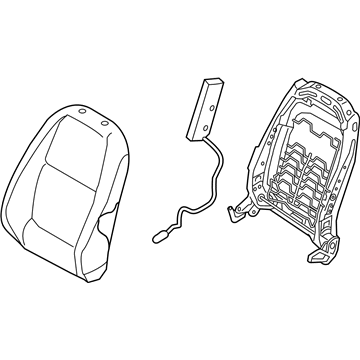 Kia 88400H9020SKA Back Assembly-Front Seat,RH