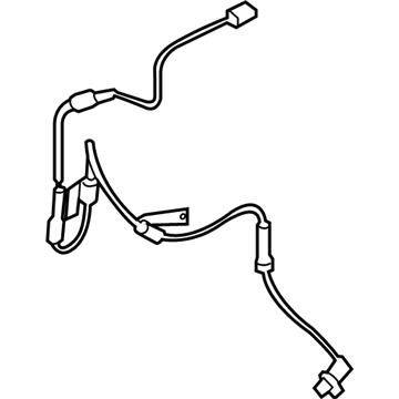 Kia 956712K000 Sensor Assembly-Abs Front Wheel