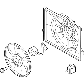 Kia Optima Fan Blade - 253802T500