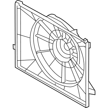 Kia 253502T500 SHROUD-Radiator