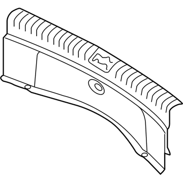 Kia 85770E4000GA6 Trim Assembly-Rear Transverse