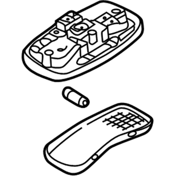 2001 Kia Spectra Dome Light - 0K9B051310B75