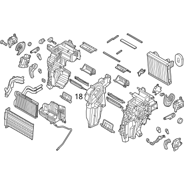 Kia 97205AO001 HEATER & EVAPORATOR