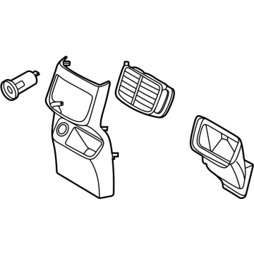 Kia 84640Q5100WK Console Cover Assembly