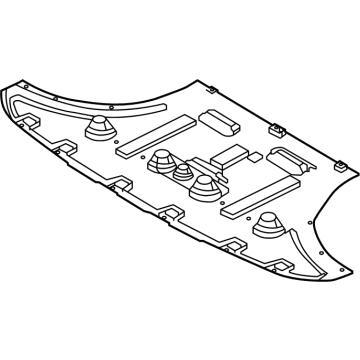 Kia 29110CV000 PANEL ASSY-UNDER COV