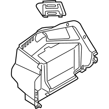 Kia 857404U000VA Trim Assembly-Luggage Side