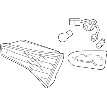 Kia 924034C500 Lamp Assembly-Rear Combination Inside
