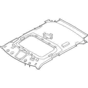 Kia 85410CV010WK HEADLINING ASSY