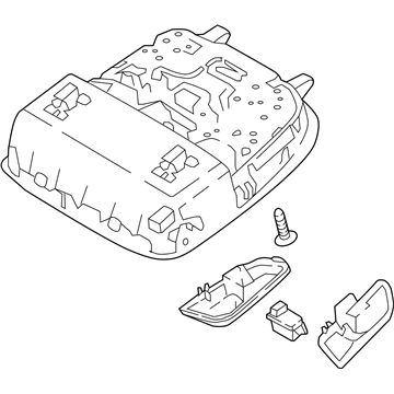 Kia 92800J5000WK Lamp Assembly-Overhead Console