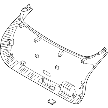 Kia 81710CV010 TRIM ASSY-TAIL GATE