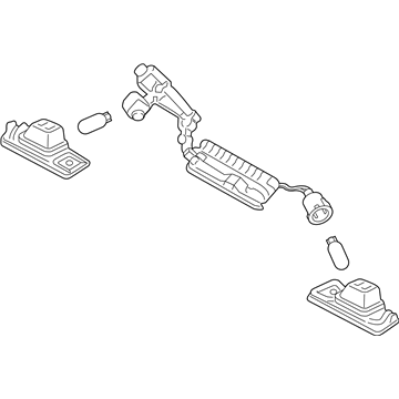 Kia 92501S9000 Lamp Assembly-License Pl