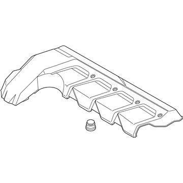 Kia 292402M000 Engine Cover Assembly