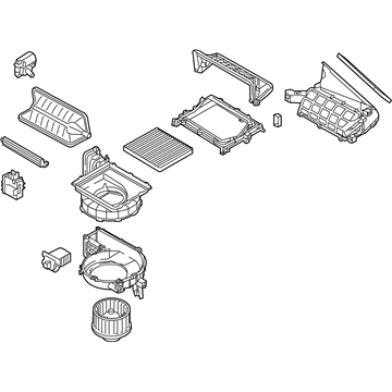 2020 Kia Cadenza Blower Motor - 97207F6AB0