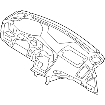 Kia 847102T200VA Crash Pad Assembly-Main