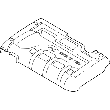 Kia 2924023700 Engine Cover Assembly