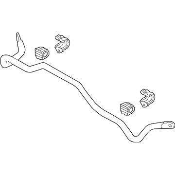 Kia 55510D3020 Bar Assembly-Rear Stabilizer