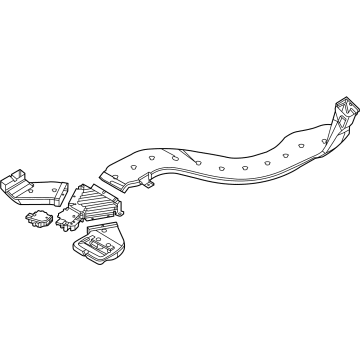 Kia 97360CV100 DUCT ASSY-REAR HEATI