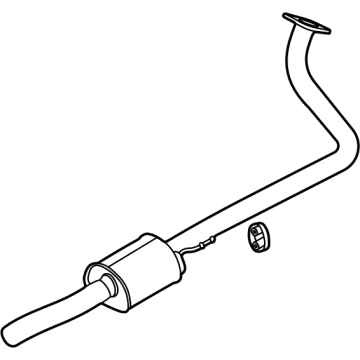 Kia 28650Q5210 Center Muffler Assembly