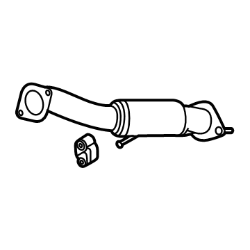 Kia 28610Q5250 Front Muffler Assembly