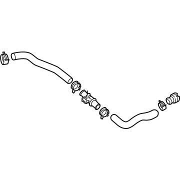 2018 Kia Sportage Radiator Hose - 25414D9100