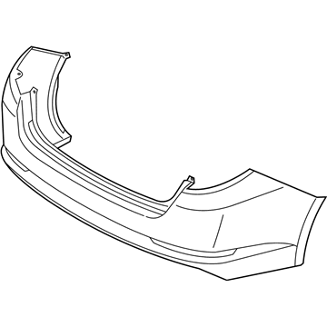 Kia 866114C200 Rear Bumper Cover