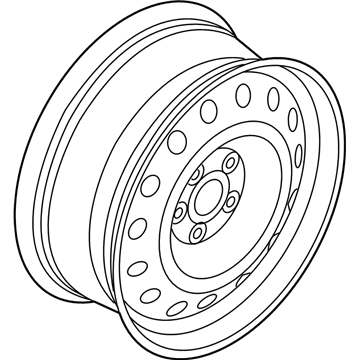 Kia 52910C2930 Wheel Assembly-Temporary