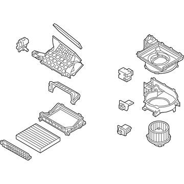 2022 Kia Rio Blower Motor - 97207H9200