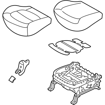 Kia 88100B2AL2KGF CUSHION ASSY-FR SEAT