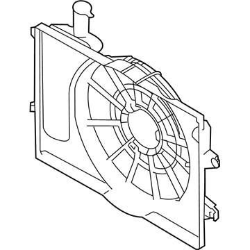 Kia Soul Fan Shroud - 25350J3140