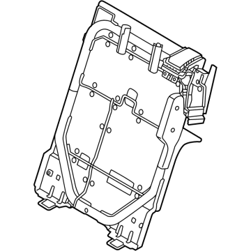 Kia 89310AT100CCV FRAME ASSY-RR SEAT B