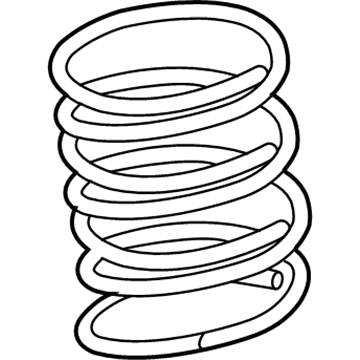 Kia 546302Y754 Front Suspension-Coil Spring